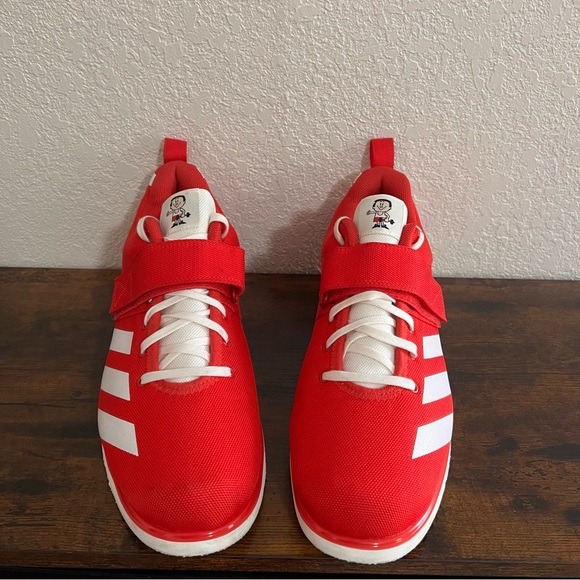 ADIDAS Powerlift 4 "Japan Red" Weightlifting Shoes - Picture 2 of 9